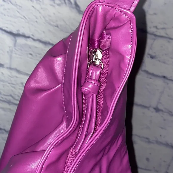 Y2K Purple 2pc Puffer Shoulder Bag Purse✨NWT - Picture 5 of 7
